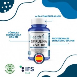 H4U Spirulina+ Vitamina B12 100 comprimidos