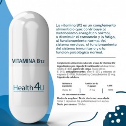 H4U Vitamine B12 30 gélules 
