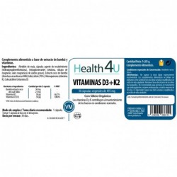H4U Vitamin D3 + K2 30 vegetable capsules