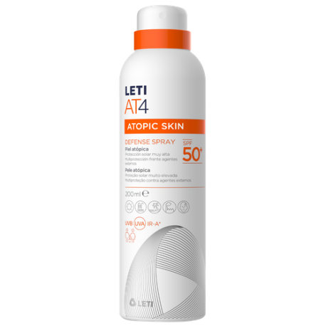 LETI AT4 Spray Défense Peaux Atopiques SPF 50+ 200 ml