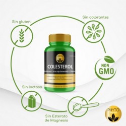 PHYTOFARMA Colesterol Berberina+Arroz vermelho fermentado+Coentro 30 cápsulas