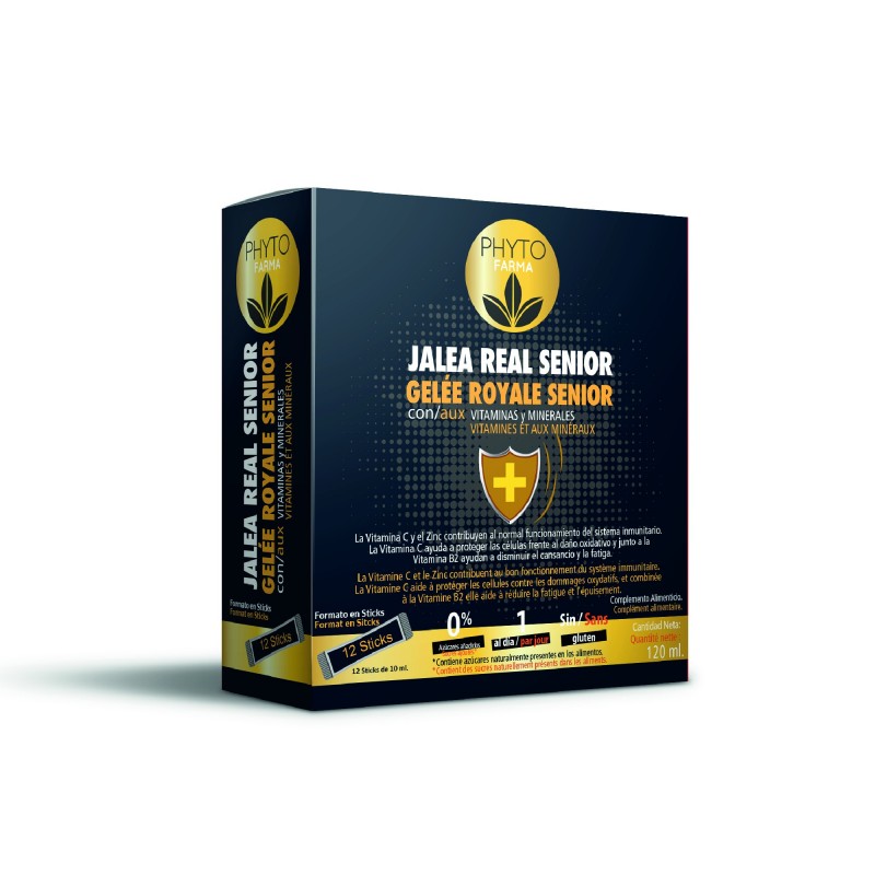 PHYTOFARMA Geleia real com ginseng + schisandra 12 bastões de 10ml FR PHYTOFARMA Geleia real com ginseng + schisandra 12 bastões de 10ml FR