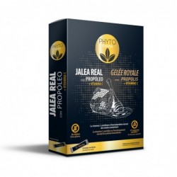 PHYTOFARMA Gelée royale à la propolis + Vitamine C 12 stick de 10 ml