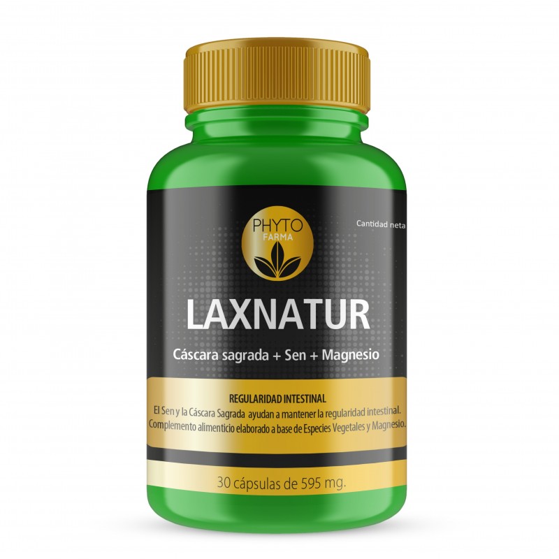 PHYTOFARMA Laxnatur Cáscara Sagrada + Senna + Magnésio 30 cápsulas PHYTOFARMA Laxnatur Cáscara Sagrada + Senna + Magnésio 30 cápsulas