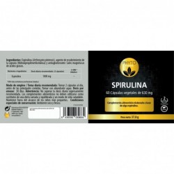 PHYTOFARMA Spirulina 60 cápsulas vegetales