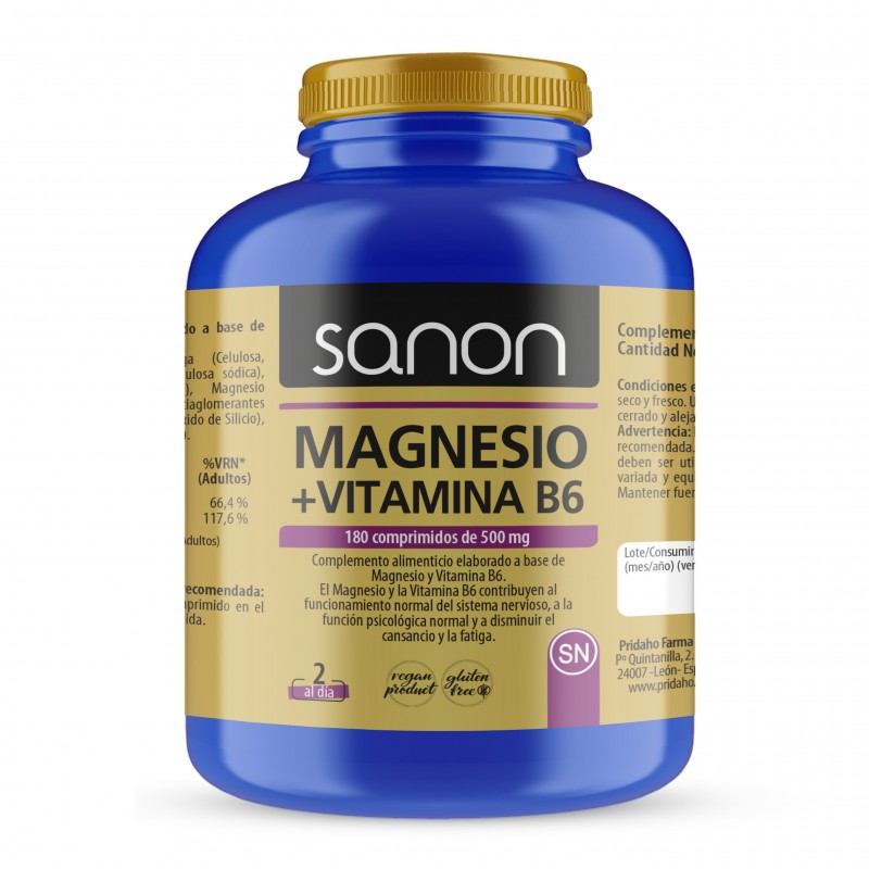 SANON Magnesium + Vitamin B6 180 tablets