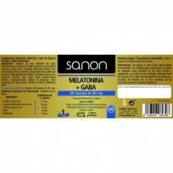 SANON Melatonin + Gaba 60 capsules