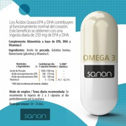 SANON Omega 3 100 cápsulas blandas