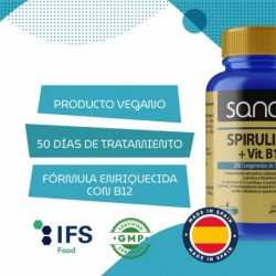 SANON Spirulina + vitamina B12 200 compresse