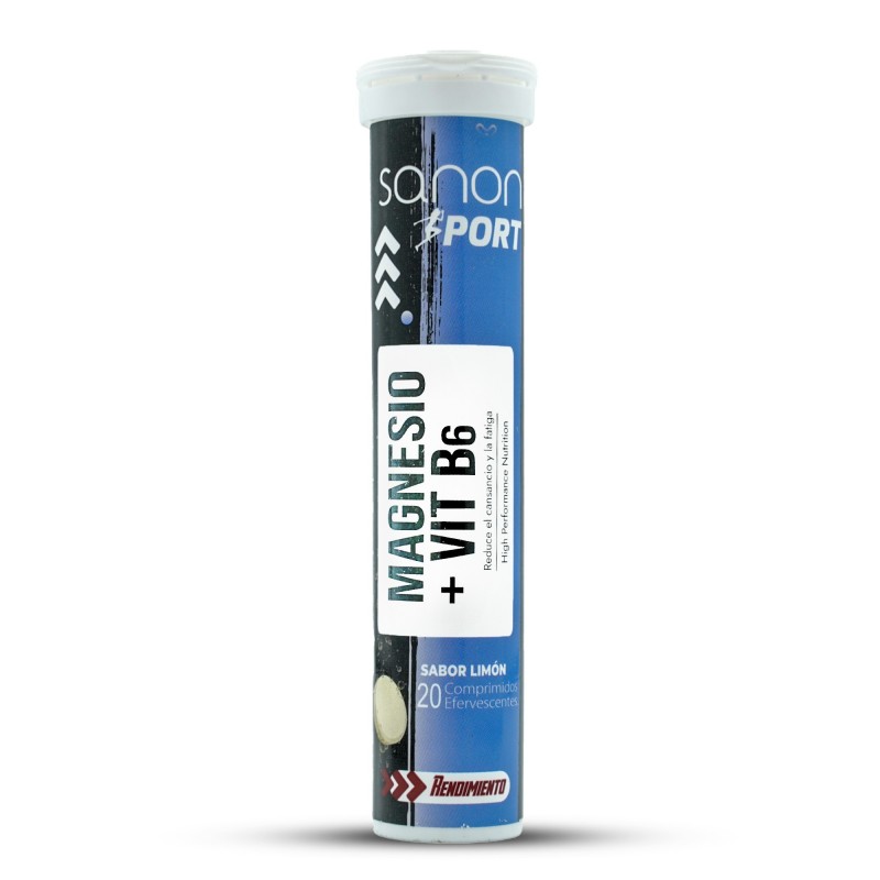 SANON SPORT Magnesium + Vitamin B6 20 Brausetabletten mit Zitronengeschmack SANON SPORT Magnesium + Vitamin B6 20 Brausetabletten mit Zitronengeschmack