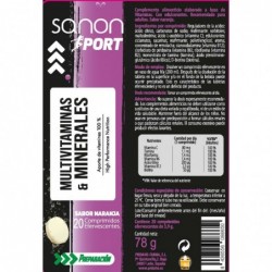 SANON SPORT Multivitamins and minerals 20 effervescent tablets orange flavor