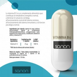 SANON Vitamin B12 120 capsules