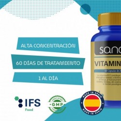 SANON Vitamina B12 60 cápsulas