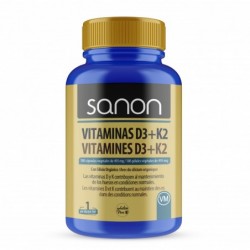 SANON Vitamina D3 + K2 180 cápsulas vegetales