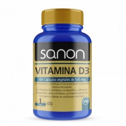SANON Vitamin D3 60 vegetable capsules