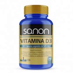 SANON Vitamina D3 60 cápsulas vegetales