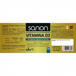 SANON Vitamina D3 60 capsule vegetali