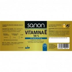 SANON Vitamina E 100% 100 capsule