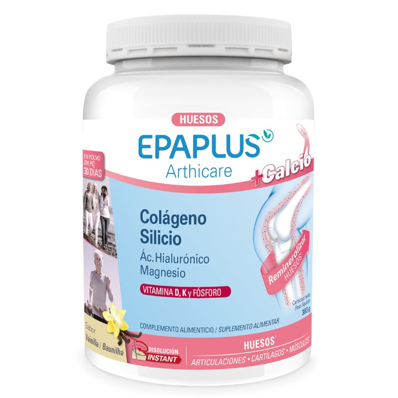 EPAPLUS Arthicare Bones Collagen + Calcium Pulver Vanillegeschmack 383gr