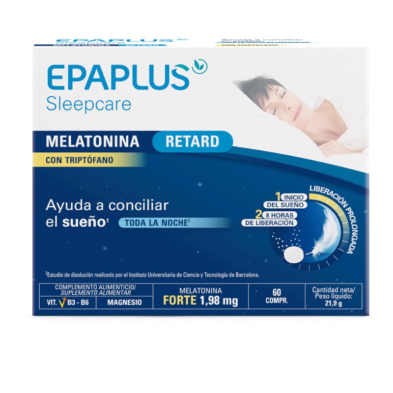 Epaplus Mélatonine Forte Retard 1,98 Mg 60 Comprimés