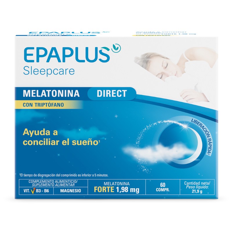 Epaplus Sommeil Melaton Direct Tript 60 Comprimés