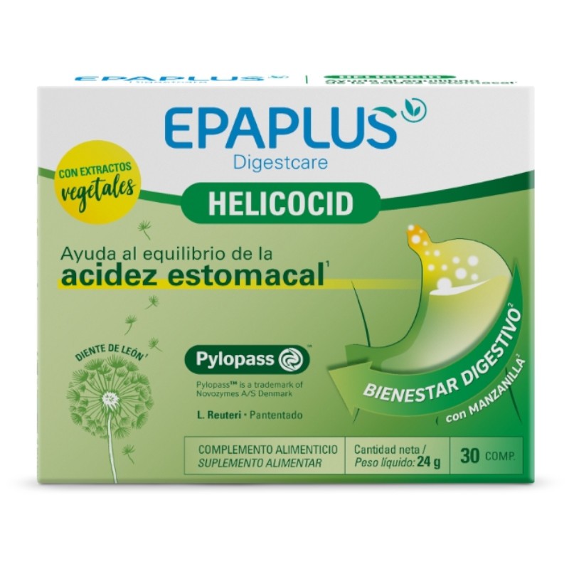 EPAPLUS Digestcare Helicocid 30 Comprimidos