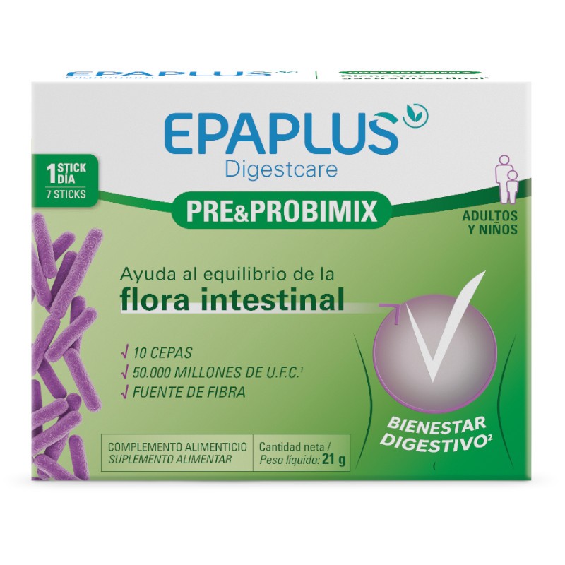 EPAPLUS Digestcare Pre&Probimix 7 bastoncini
