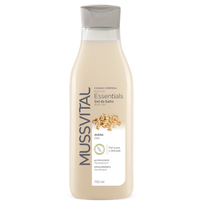 MUSSVITAL Gel de Bain à l'Avoine 750ml