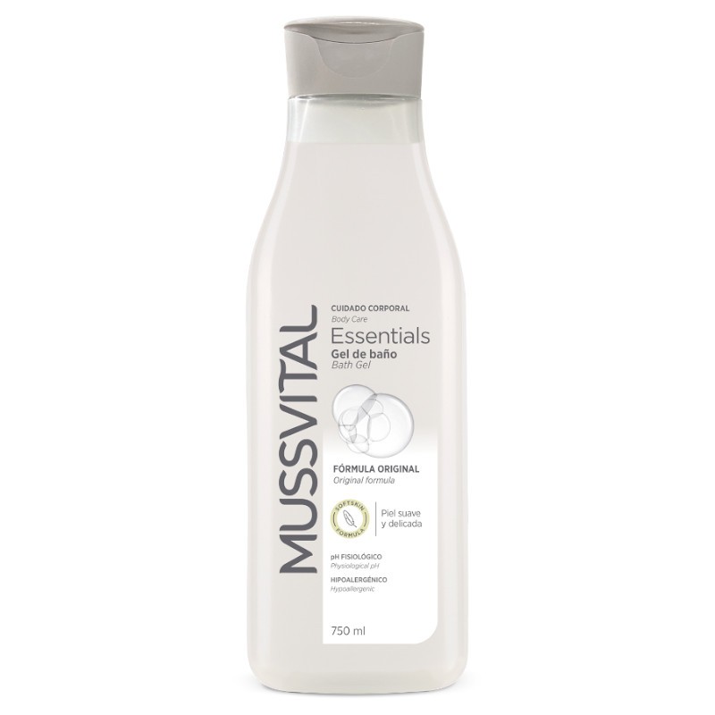Gel de bain original MUSSVITAL Essentials 750 ml