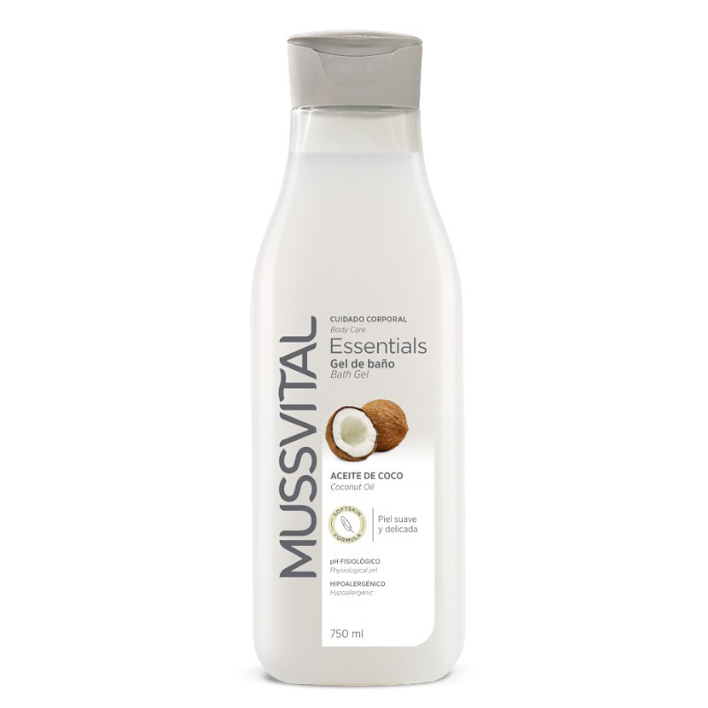 Gel de bain à l'huile de coco MUSSVITAL 750 ml Gel de bain à l'huile de coco MUSSVITAL 750 ml