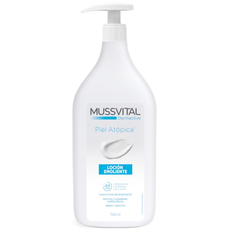 MUSSVITAL Dermactive Emolliente Lotion für atopische Haut 750ml