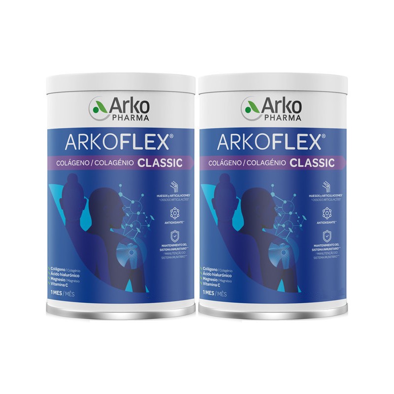 ARKOFLEX Collagen Classic Zitronengeschmack DUPLO 360+360gr ARKOFLEX Collagen Classic Zitronengeschmack DUPLO 360+360gr