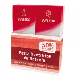 WELEDA Duplo Pasta Dentifrica de Ratania 2x75ML
