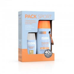 Pack Photoprotecteur ISDIN SPF 50 Fusion Gel Sport + Fusion Water Magic