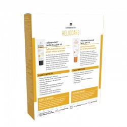 HELIOCARE 360 Gel ohne Öl LSF 50, 50 ml + Spray LSF 50, 75 ml