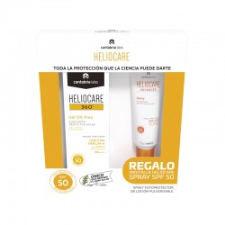 HELIOCARE 360 Gel ohne Öl LSF 50, 50 ml + Spray LSF 50, 75 ml
