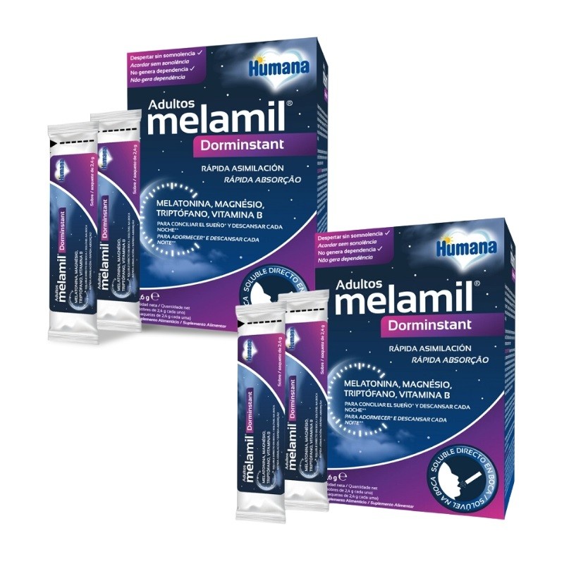 MELAMIL Dorminstant Erwachsene DUPLO 2x24 Beutel MELAMIL Dorminstant Erwachsene DUPLO 2x24 Beutel