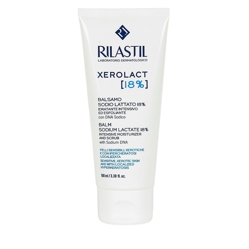 RILASTIL Xerolact 18 % Intensive Feuchtigkeitspflege und Peeling (Hyperkeratose) 100 ml