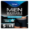 TENA Men Boxer Lavable Boxer Negro S