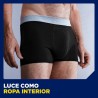 TENA Men Boxer Lavable Boxer Negro S