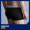 TENA Men Boxer Lavable Boxer Negro S