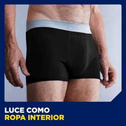TENA Men Boxer Lavable Boxer Noir L