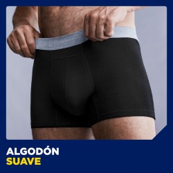 TENA Men Boxer Lavable Boxer Noir L