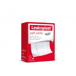 Leukoplast Soft Branco 6 cm x 10 cm 10 unidades