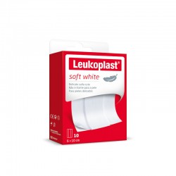 Leukoplast Soft White 6 cm x 10 cm 10 unità