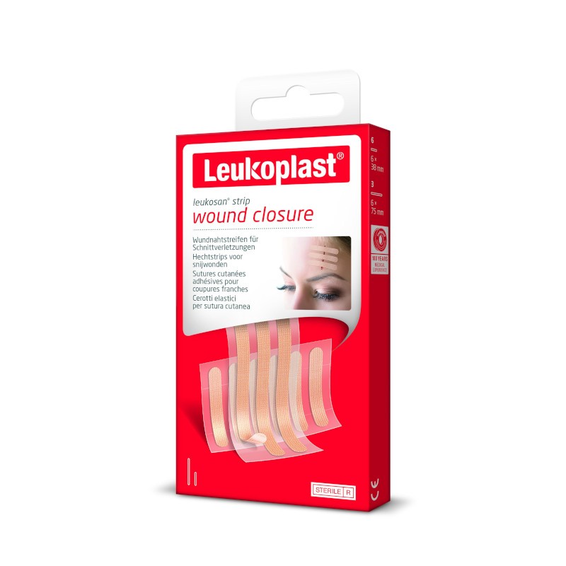 Leukoplast Leukosan Strip, 6 mm x 38 mm / 6 mm x 75 mm 2 PCs Leukoplast Leukosan Strip, 6 mm x 38 mm / 6 mm x 75 mm 2 PCs