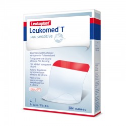 Leukoplast Leukomed T Pelle sensibile 8 cm x 10 cm 5 unità