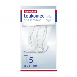 Leukoplast Leukomed Peau Sensible 8 cm x 15 cm 5 unités