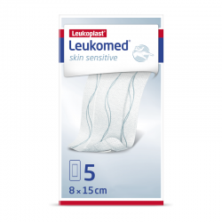 Leukoplast Leukomed Skin Sensitive 8 cm x 15 cm 5 units