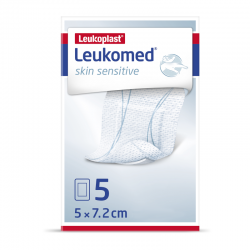 Leukoplast Leukomed Pelle sensibile 5 cm x 7,2 cm 5 unità